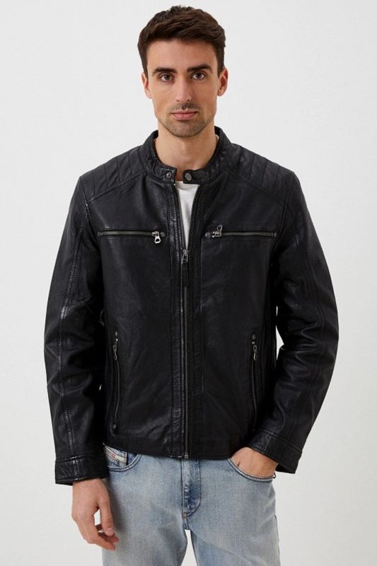 Leather jacket GIPSY 1201-0478-black