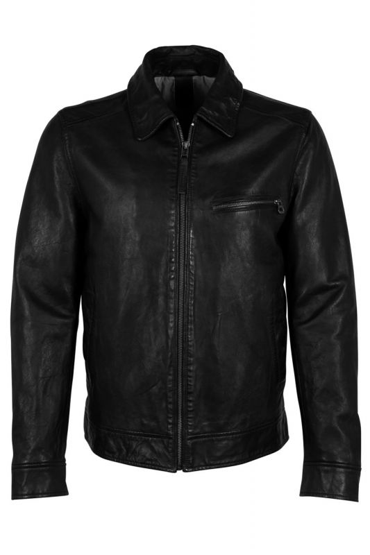 Leather jacket GIPSY 1201-0492-black