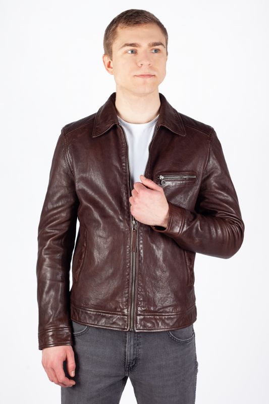 Leather jacket GIPSY 1201-0492-chestnut