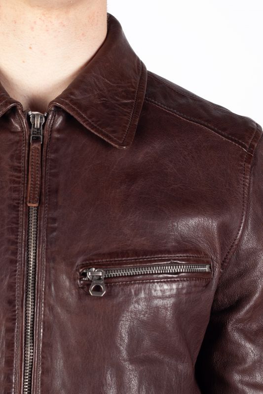 Leather jacket GIPSY 1201-0492-chestnut