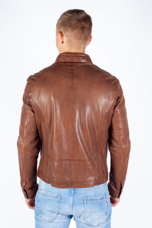 Leather jacket GIPSY 1201-0504-nut