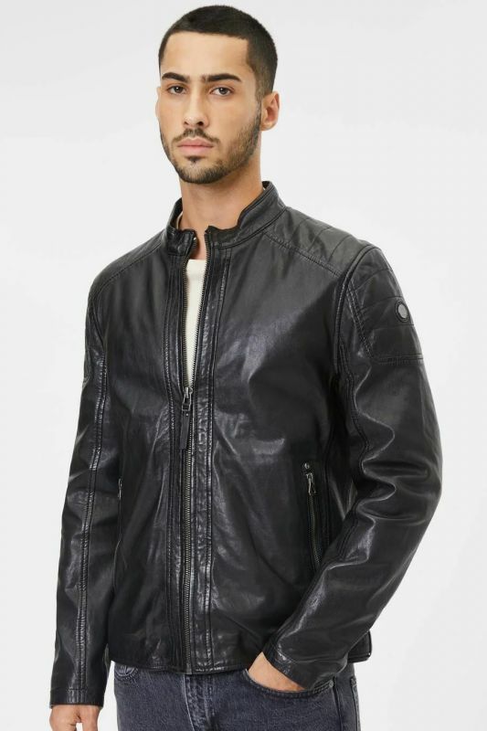 Leather jacket GIPSY 1201-0526-black