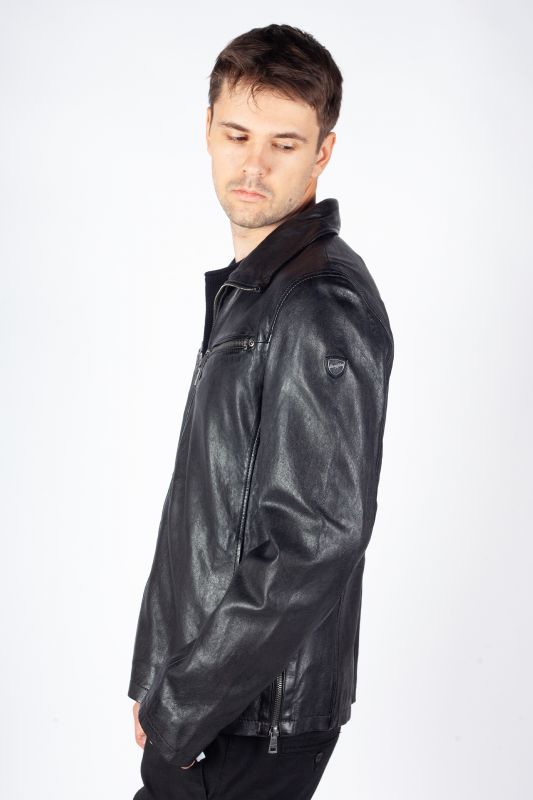 Leather jacket MAURITIUS 1201-0846-black