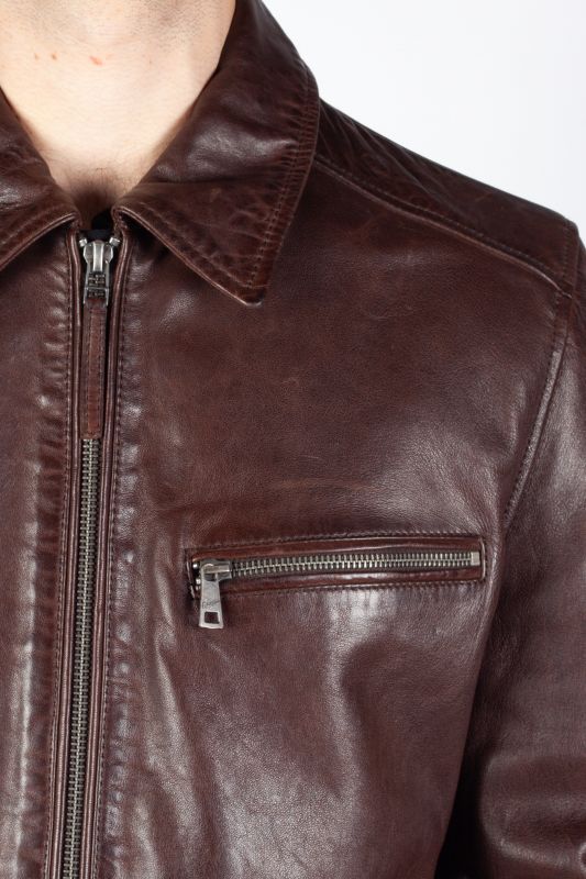 Leather jacket MAURITIUS 1201-0847-chestnut