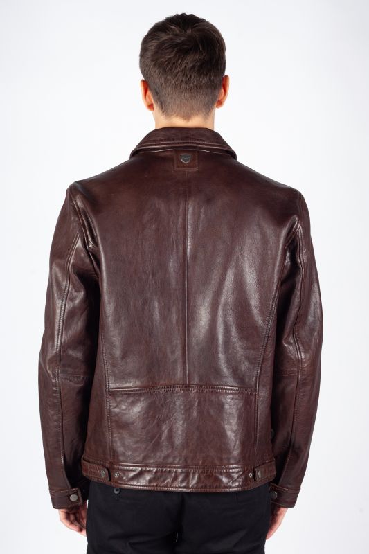 Leather jacket MAURITIUS 1201-0847-chestnut