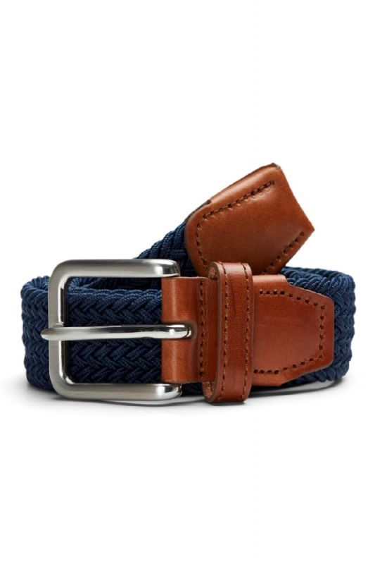 Canvas belt JACK & JONES 12118114-Navy-Blazer