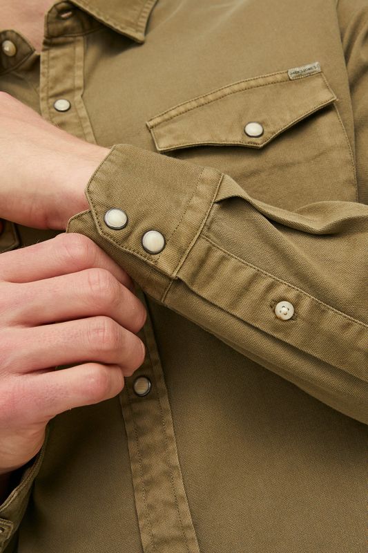 Denim shirt JACK & JONES 12138115-Forest-Night