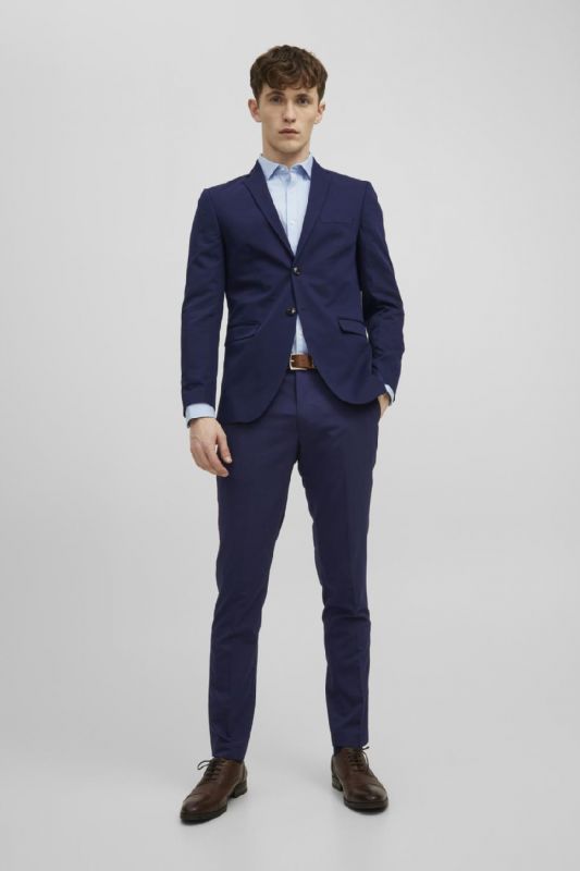 Suit trousers JACK & JONES 12199893-Medieval-Blue