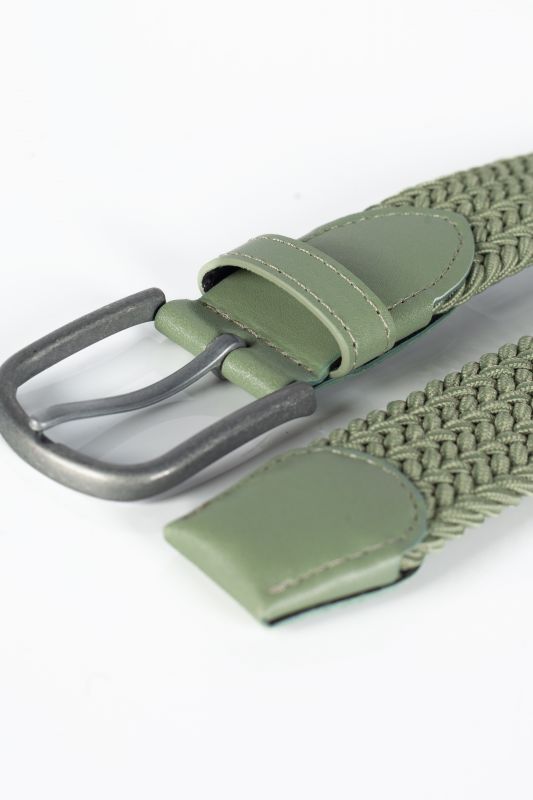 Canvas belt JACK & JONES 12209254-Oil-Green