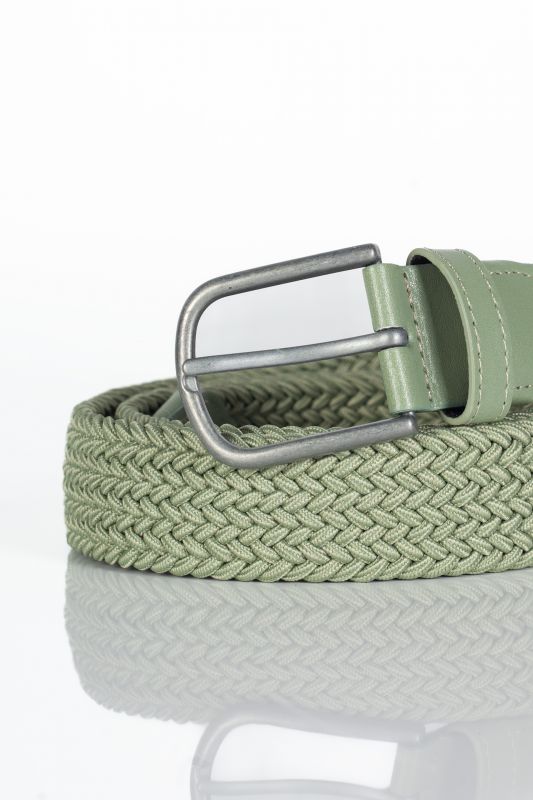 Canvas belt JACK & JONES 12209254-Oil-Green