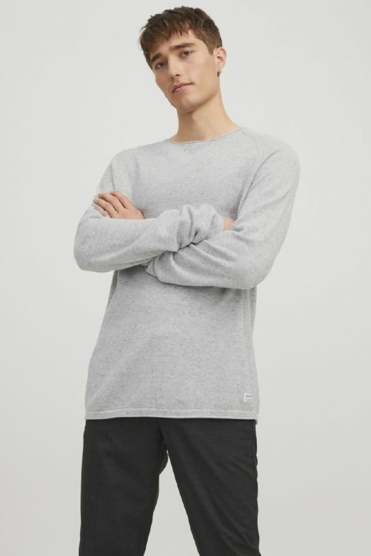 Sweater JACK & JONES 12243968-Light-Grey