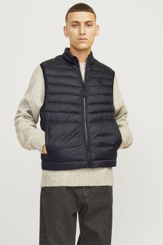 Vest JACK & JONES 12258457-Black-SOLID