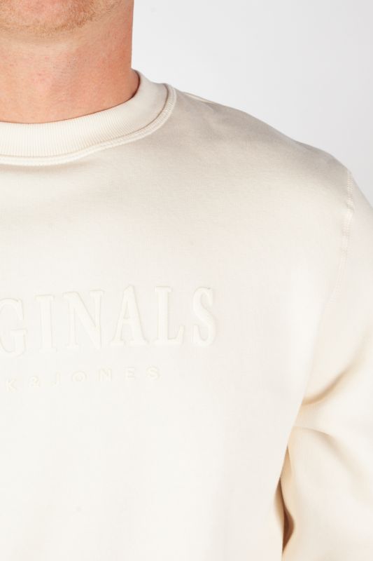 Hoodie JACK & JONES 12285949-Antique-White