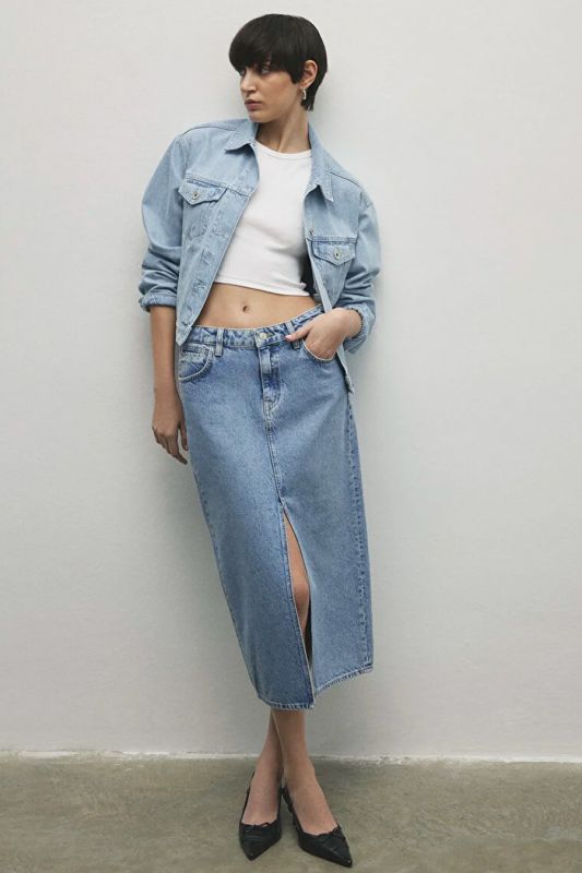 Denim skirt MAVI 1310371-86487