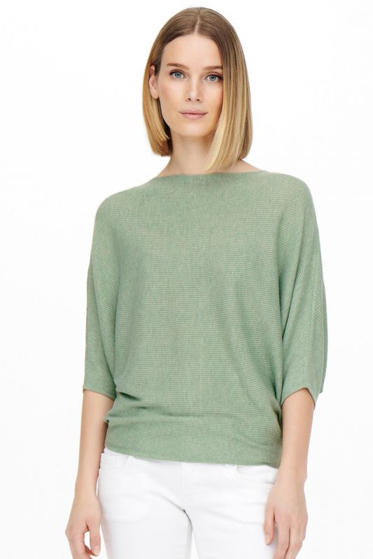 Sweater JACQUELINE DE YONG 15181237-Basil-MELANGE