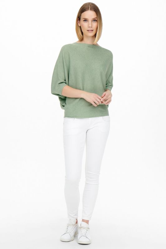 Sweater JACQUELINE DE YONG 15181237-Basil-MELANGE