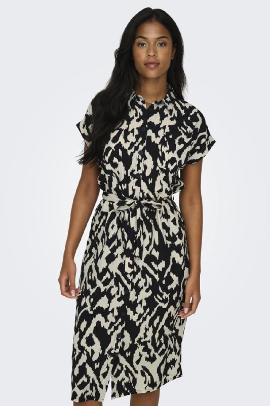 Dress ONLY 15191953-Birch-BLACK