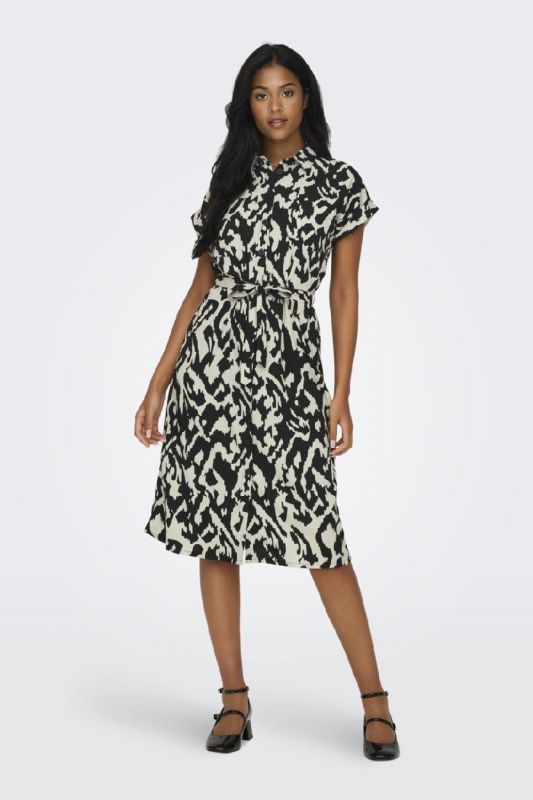 Dress ONLY 15191953-Birch-BLACK