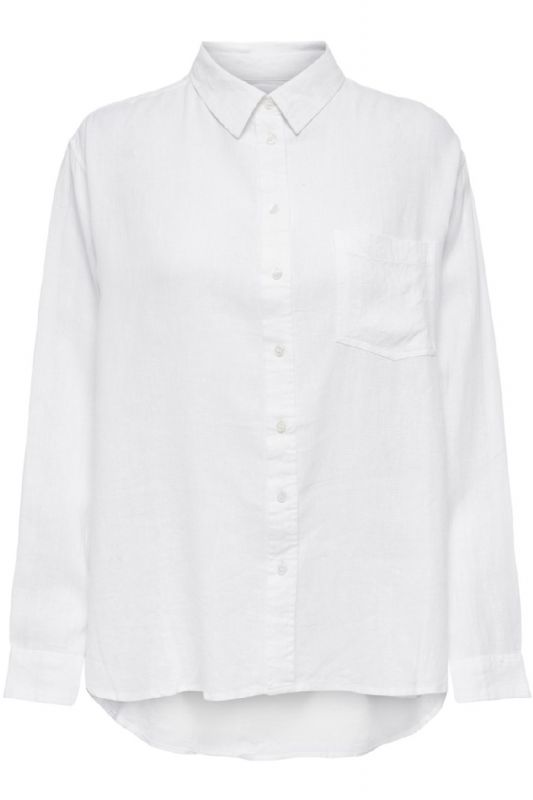 Long-sleeve shirt ONLY 15259585-Bright-White