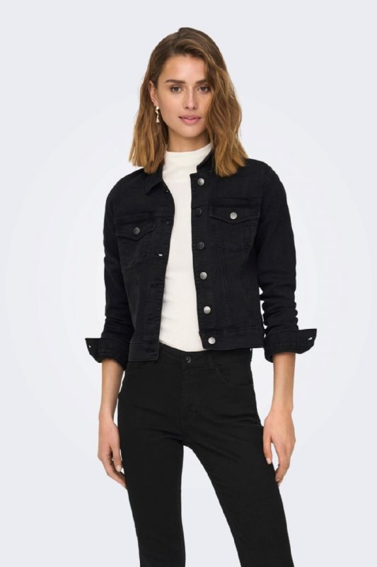 Denim jacket JACQUELINE DE YONG 15271697-Black