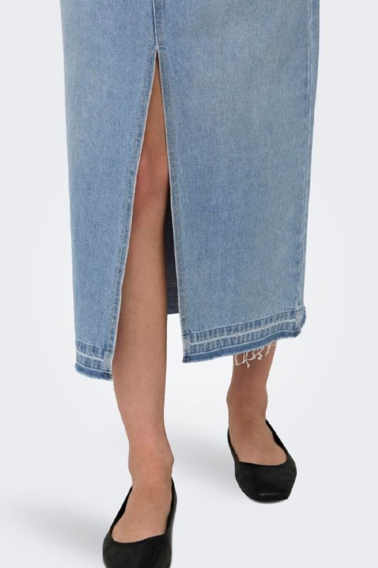 Denim skirt JACQUELINE DE YONG 15317441-Light-Blue