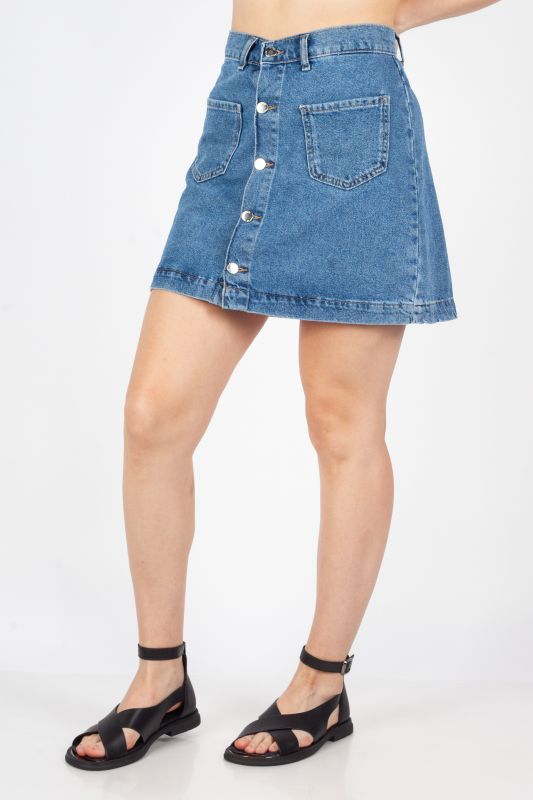 Denim skirt ONLY 15349035-Medium-Blue
