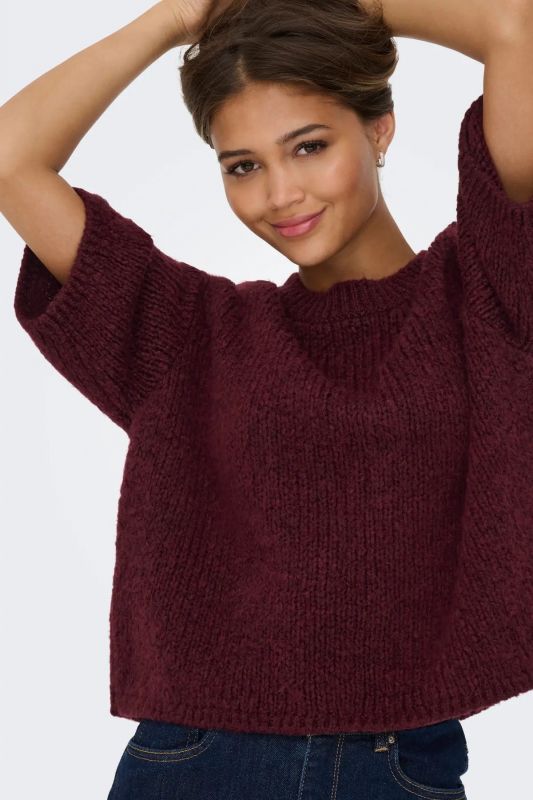 Sweater JACQUELINE DE YONG 15367237-Tawny-Port