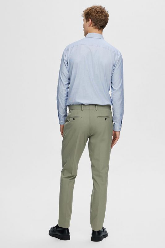 Suit trousers SELECTED 16087825-Vetiver