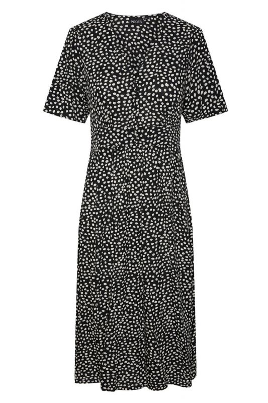 Dress PIECES 17133688-Black-DOT