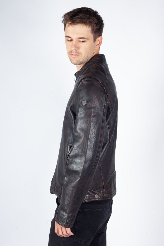 Leather jacket MAURITIUS 1901-0007-antique-brown