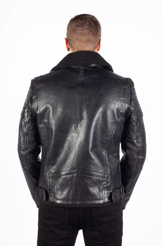 Leather jacket GIPSY 2201-0139-black