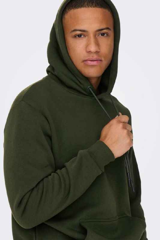 Hoodie ONLY & SONS 22018685-Rosin