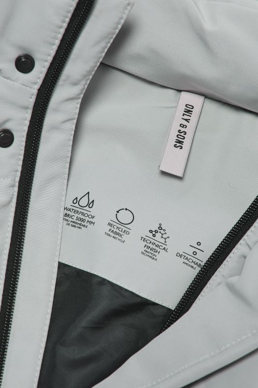 Winter jacket ONLY & SONS 22019598-Mirage-Gray