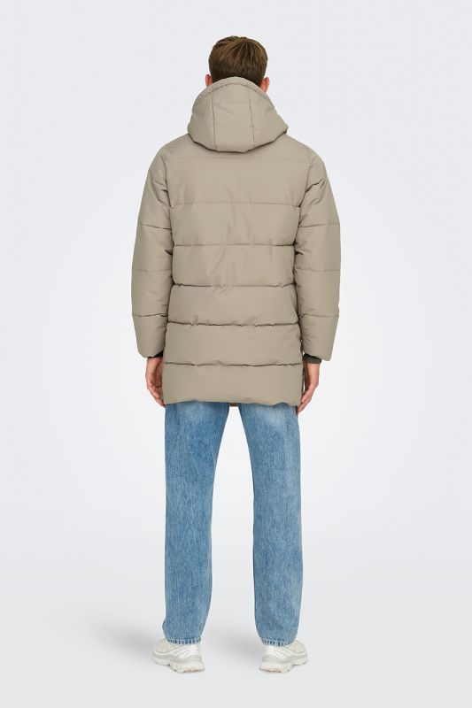 Winter jacket ONLY & SONS 22020156-Desert-Taupe