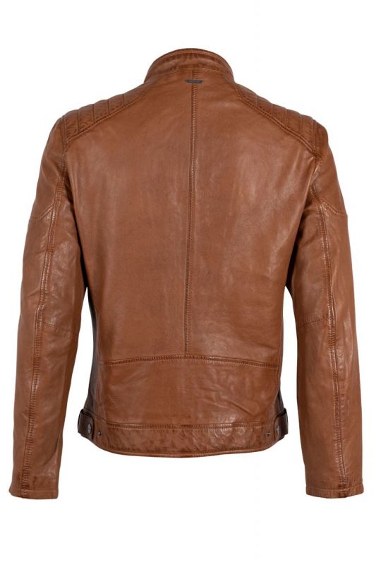 Leather jacket DEERCRAFT 3701-0126-cognac