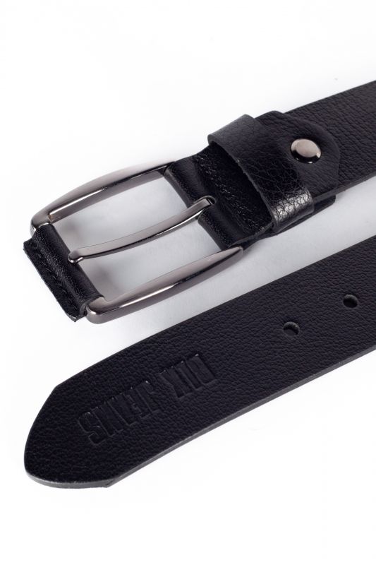 Leather belt BLK JEANS 488040-202-01