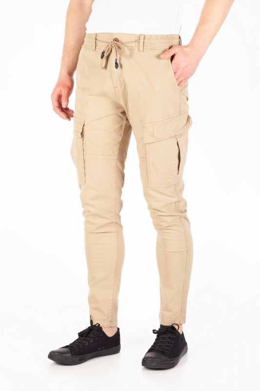 Cargo trousers KENZARRO A3013-BEIGE-3C72