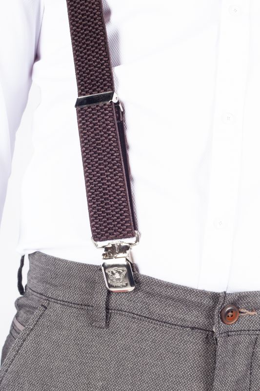 Suspenders X JEANS DJ40-011-BROWN