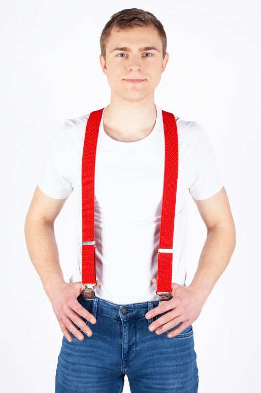 Suspenders X JEANS DYK40-RED-1