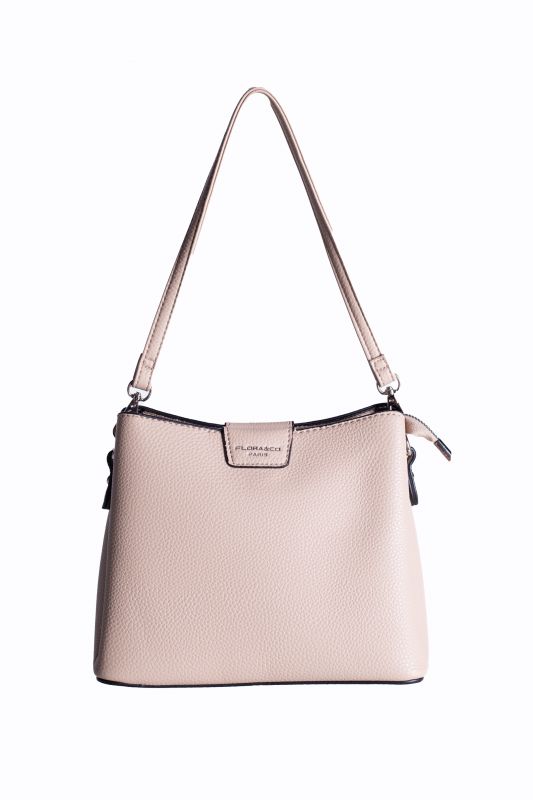 Handbag FLORA&CO F2548-BEIGE