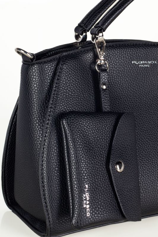 Handbag FLORA&CO F8524-NOIR