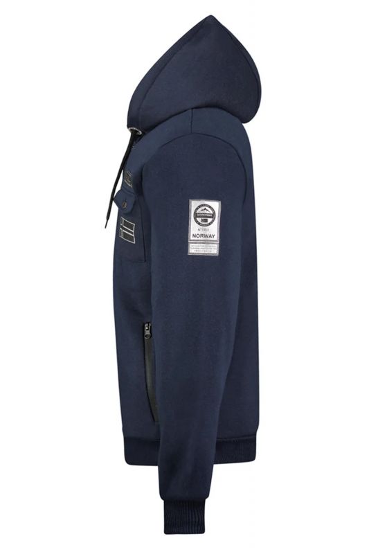 Zip up Hoodie GEOGRAPHICAL NORWAY GUESSY-Navy