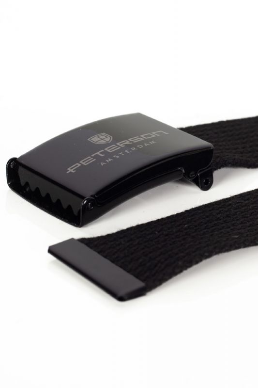 Canvas belt PETERSON PTN-BLACK-BLACK-2