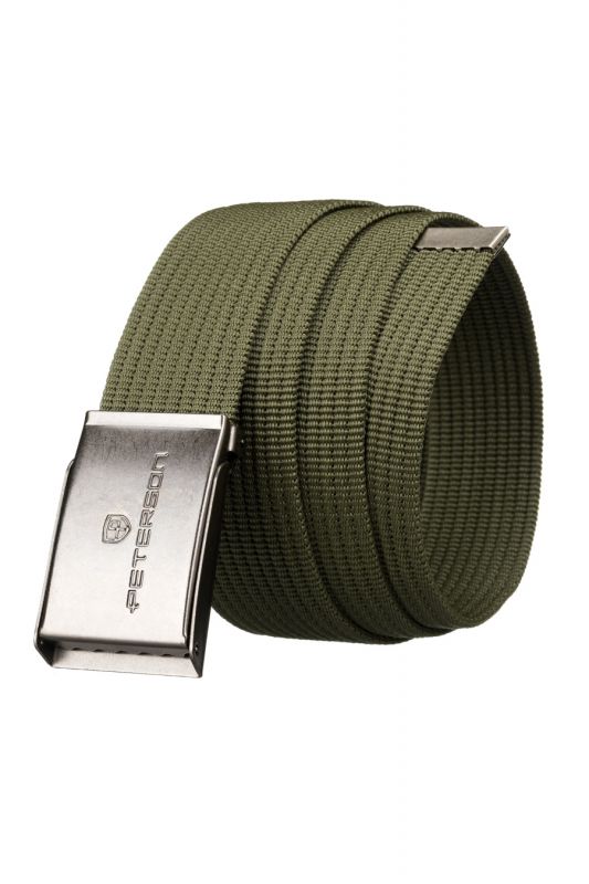 Canvas belt PETERSON PTN-OLD-GREEN-2