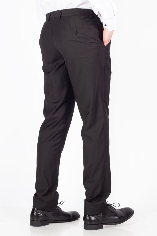 Suit trousers BAGGI BY X-JEANS TORINO-001-SIYAH-PANTS