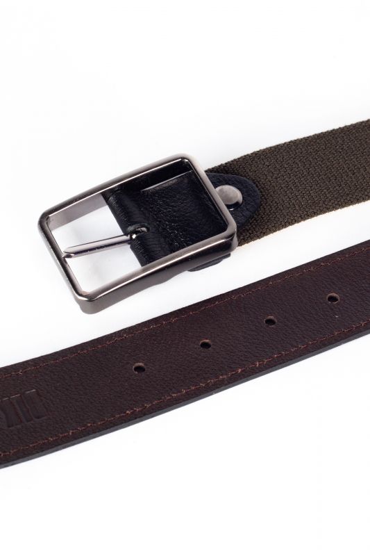 Canvas belt BLK JEANS 006340-KHAKI