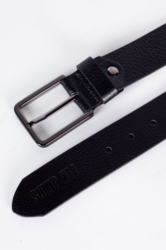 Leather belt BLK JEANS 360840-202-01