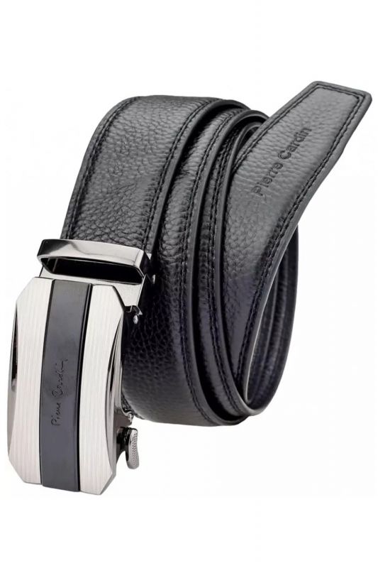 Leather belt PIERRE CARDIN PC-549-hy08-NERO