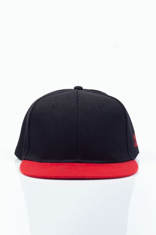 Hat X JEANS SNAP-BACK-BLACK-RED
