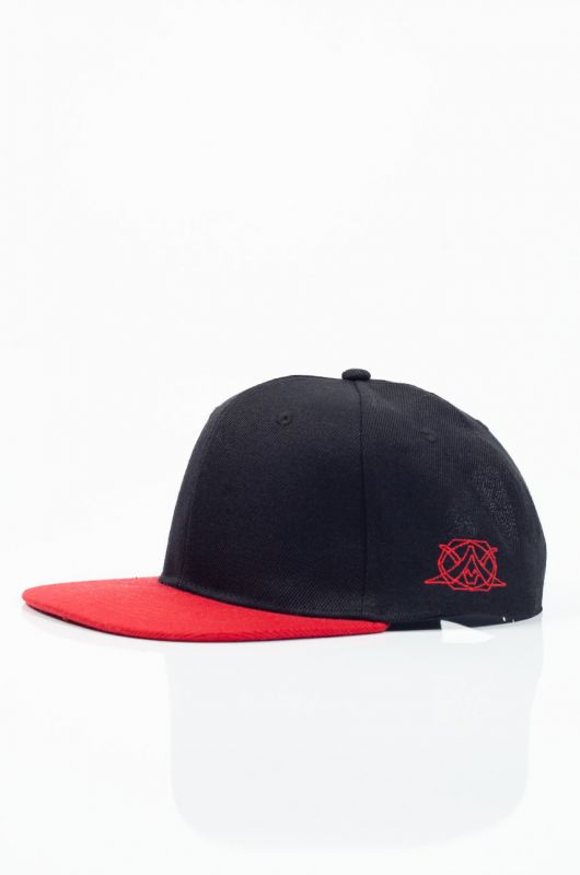 Hat X JEANS SNAP-BACK-BLACK-RED